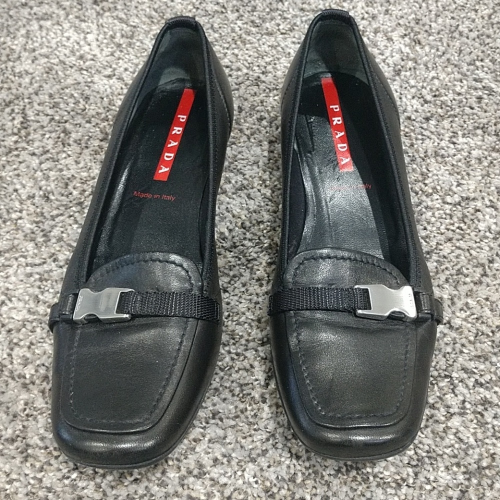 Prada loafers size 37 1/2 (7 1/2) reposh